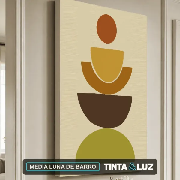 MEDIA LUNA DE BARRO