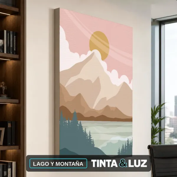 LAGO Y MONTAÑA