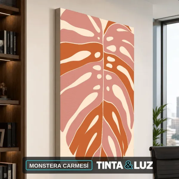 MONSTERA CARMESÍ