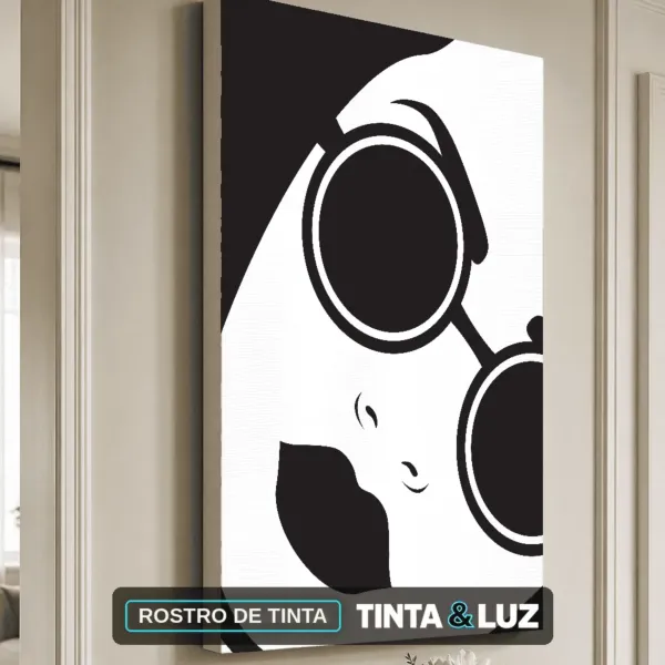 ROSTRO DE TINTA