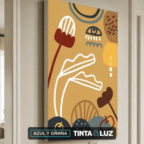 AZUL Y GRANA