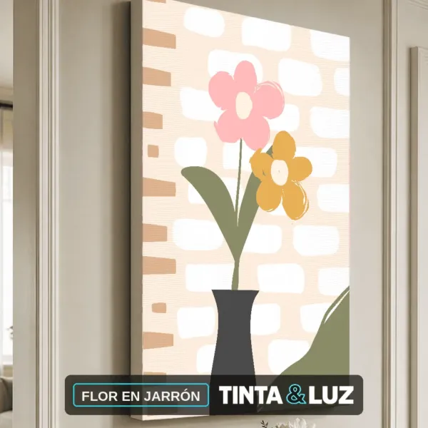 FLOR EN JARRÓN