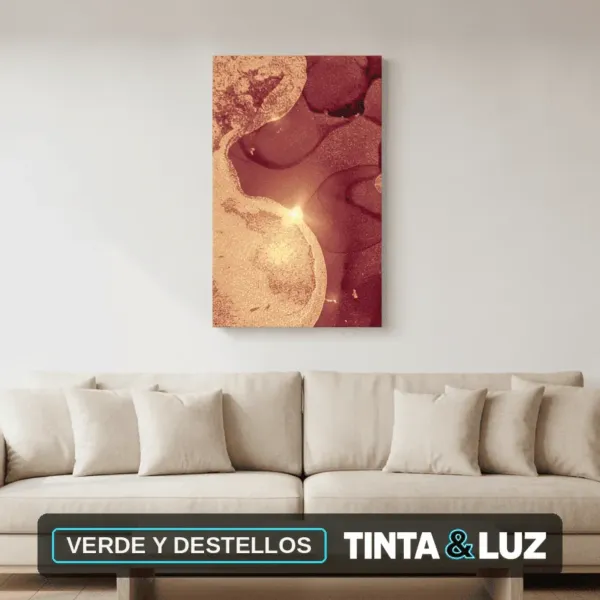 VERDE Y DESTELLOS
