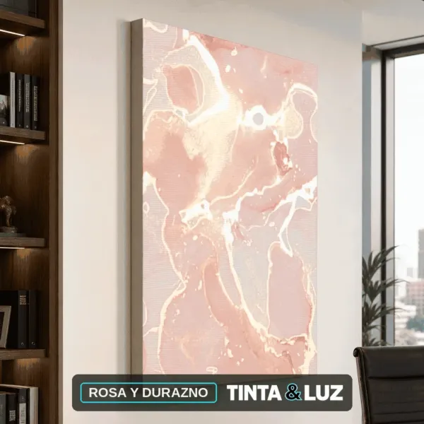 ROSA Y DURAZNO