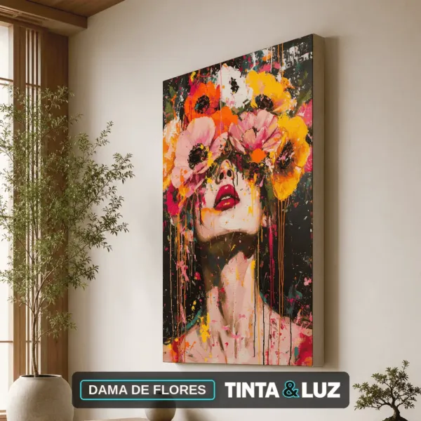DAMA DE FLORES