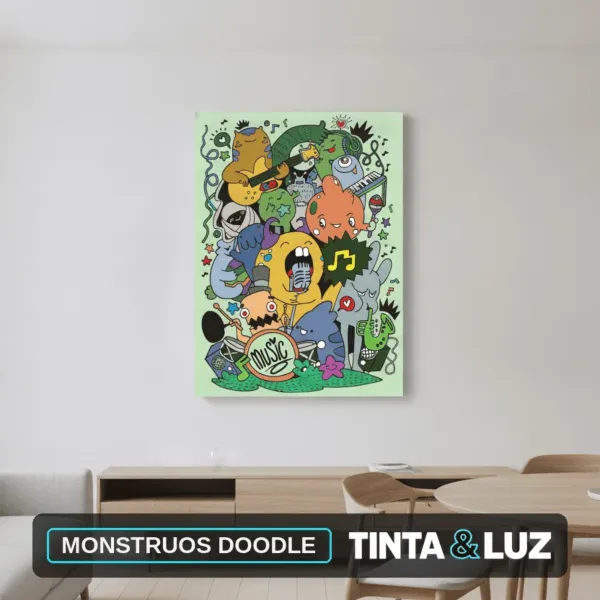 MONSTRUOS DOODLE