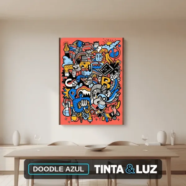 DOODLE AZUL