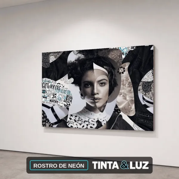 ROSTRO DE NEÓN