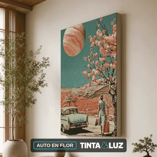 AUTO EN FLOR