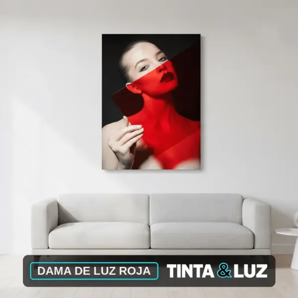 DAMA DE LUZ ROJA
