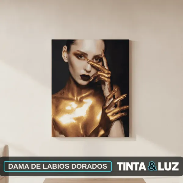 DAMA DE LABIOS DORADOS