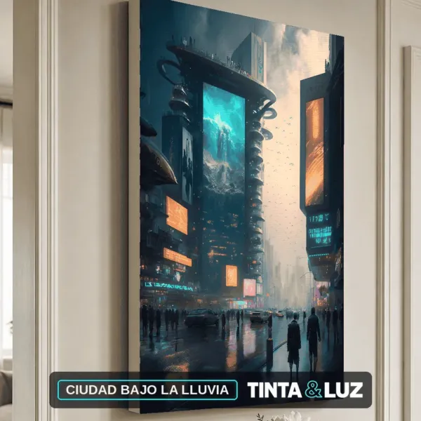 CIUDAD BAJO LA LLUVIA