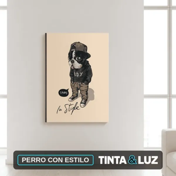 PERRO CON ESTILO