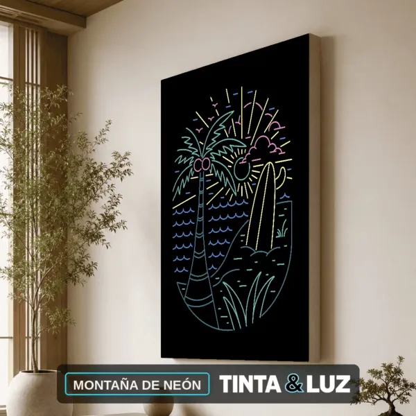 MONTAÑA DE NEÓN