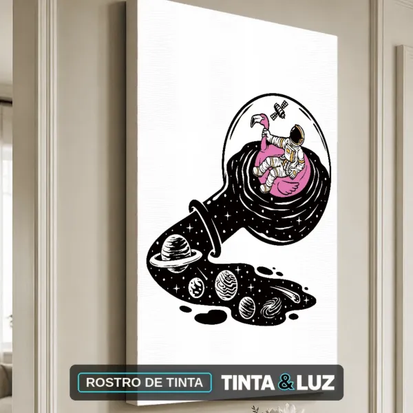 ROSTRO DE TINTA