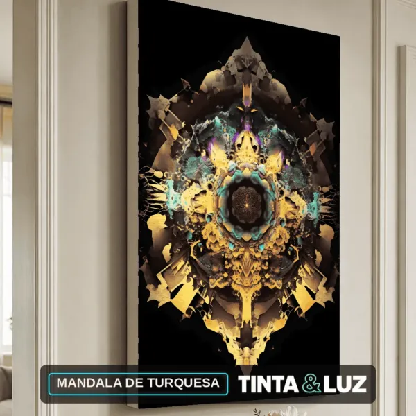 MANDALA DE TURQUESA