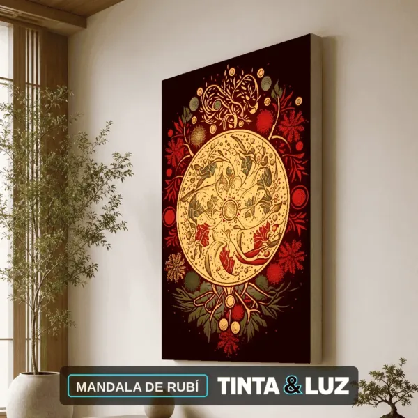 MANDALA DE RUBÍ