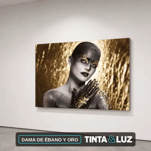 DAMA DE ÉBANO Y ORO