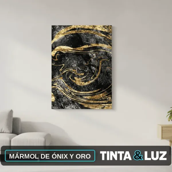 MÁRMOL DE ÓNIX Y ORO