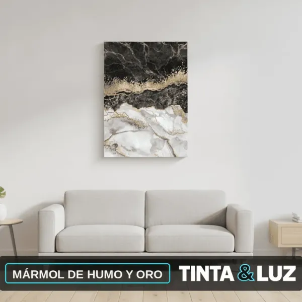 MÁRMOL DE HUMO Y ORO
