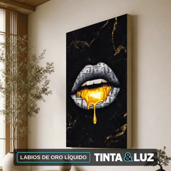 LABIOS DE ORO LÍQUIDO