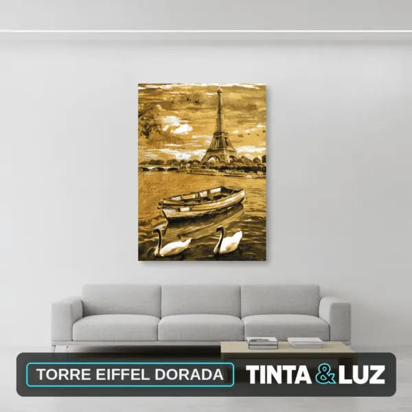TORRE EIFFEL DORADA