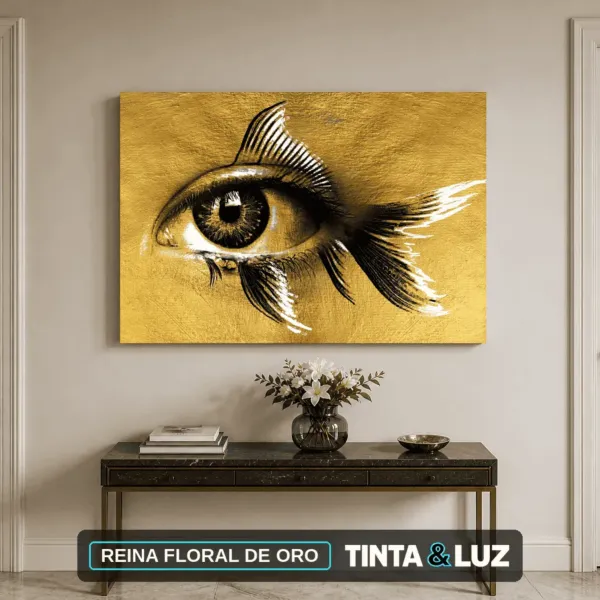 REINA FLORAL DE ORO