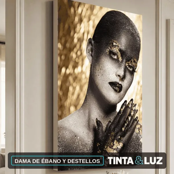 DAMA DE ÉBANO Y DESTELLOS