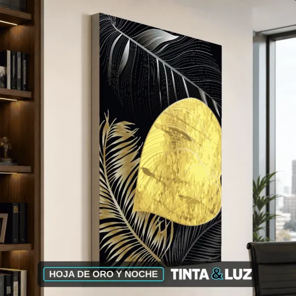 HOJA DE ORO Y NOCHE