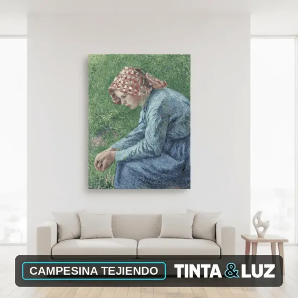 CAMPESINA TEJIENDO