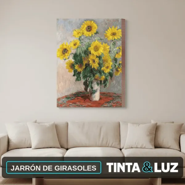 JARRÓN DE GIRASOLES
