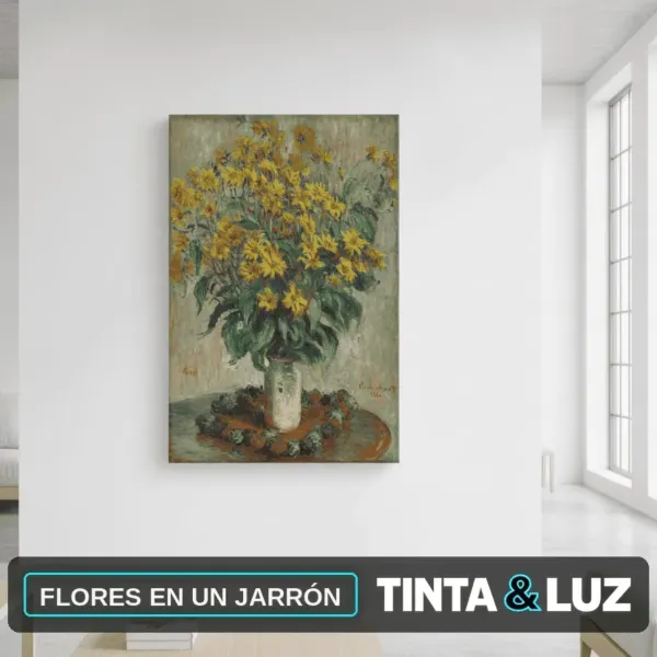 FLORES EN UN JARRÓN