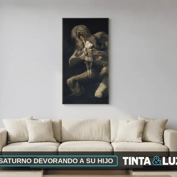 SATURNO DEVORANDO A SU HIJO
