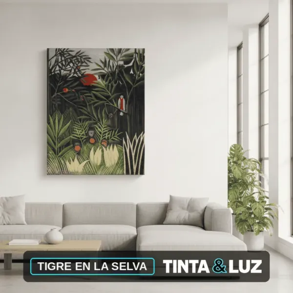 TIGRE EN LA SELVA