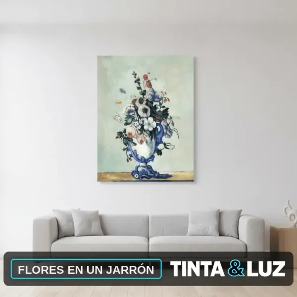 FLORES EN UN JARRÓN