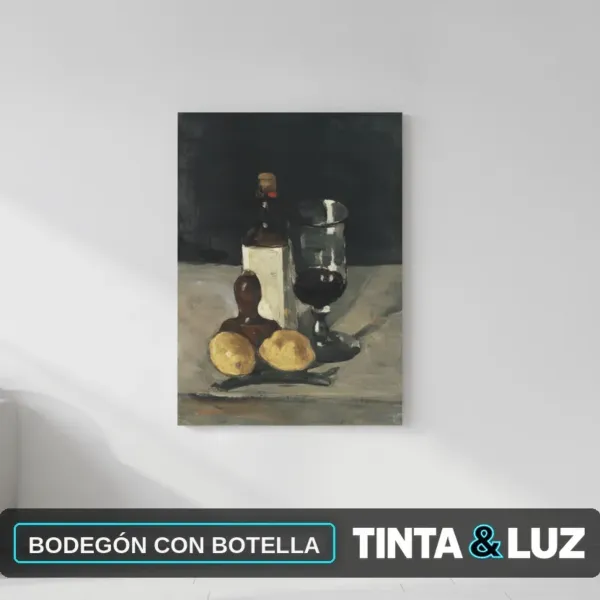 BODEGÓN CON BOTELLA