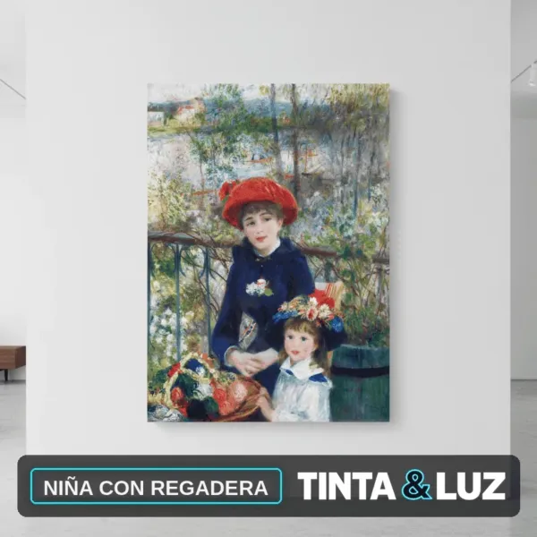 NIÑA CON REGADERA
