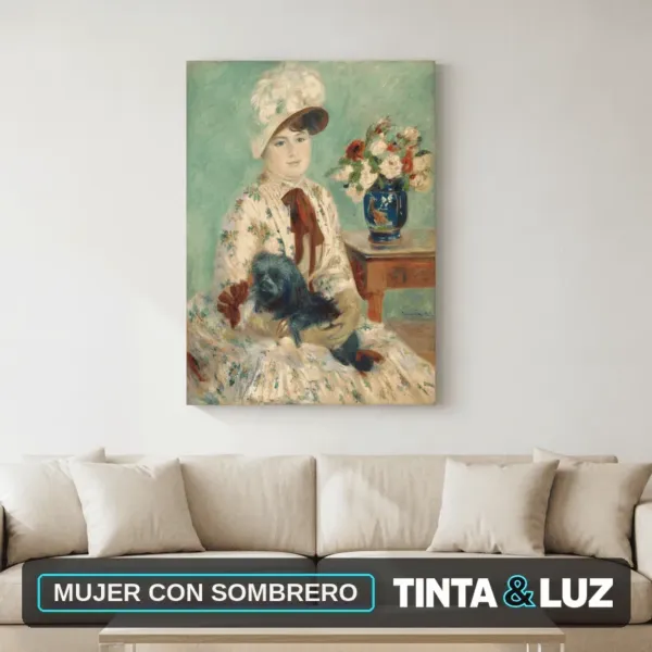 MUJER CON SOMBRERO