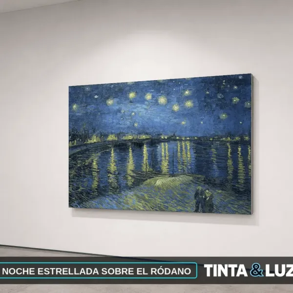 NOCHE ESTRELLADA SOBRE EL RÓDANO