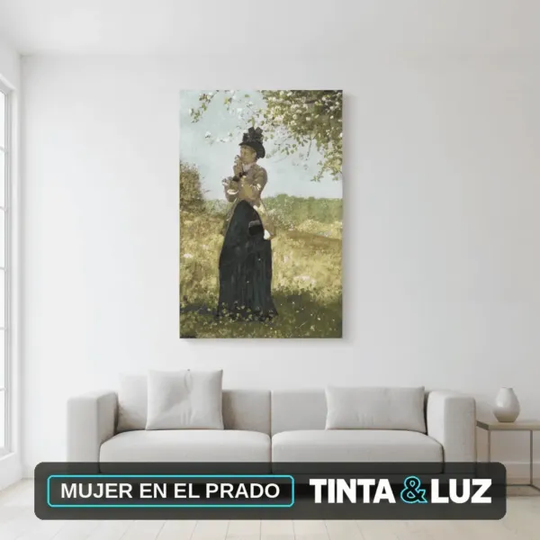 MUJER EN EL PRADO