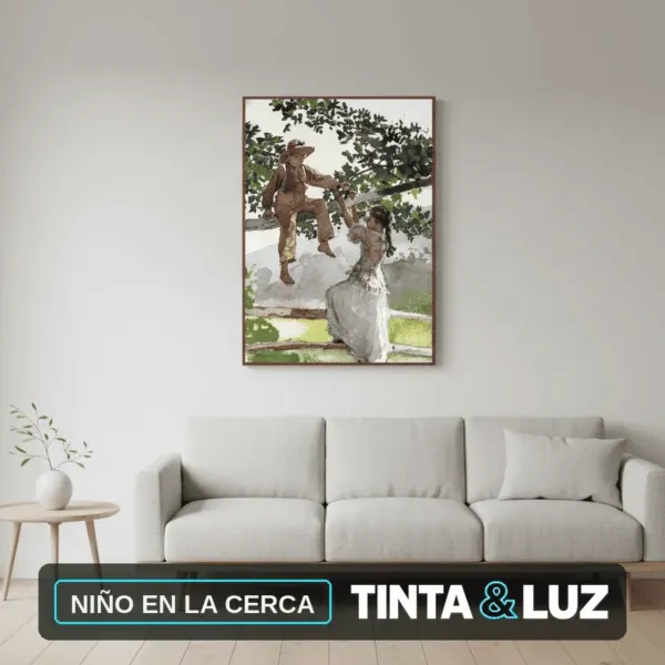 NIÑO EN LA CERCA