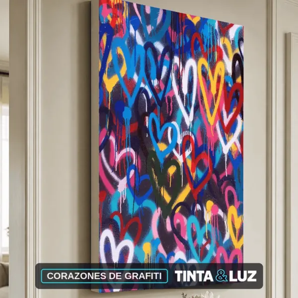 CORAZONES DE GRAFITI