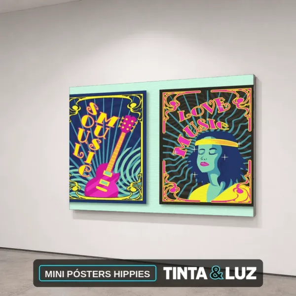 MINI PÓSTERS HIPPIES