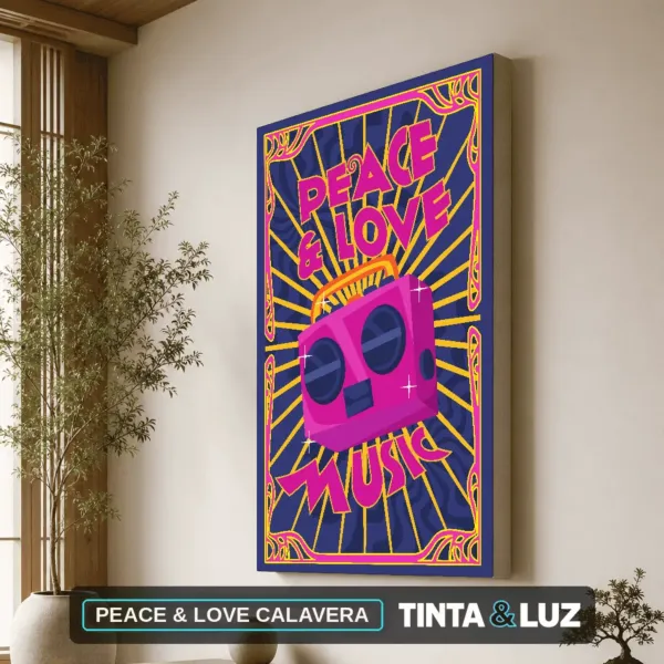PEACE & LOVE CALAVERA