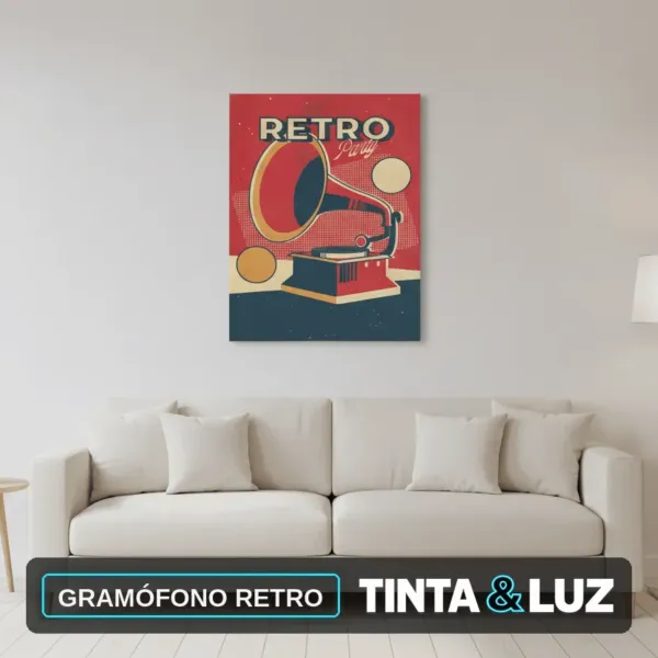 GRAMÓFONO RETRO