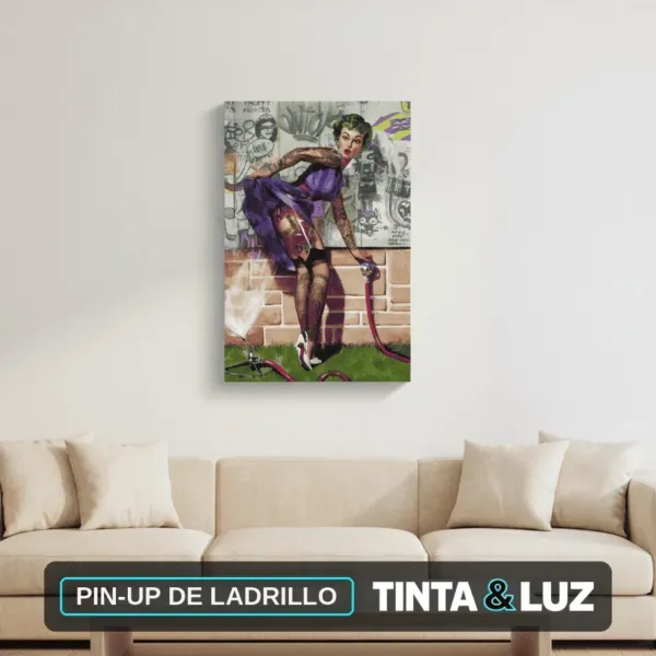 PIN-UP DE LADRILLO