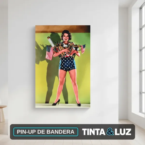 PIN-UP DE BANDERA