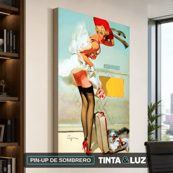 PIN-UP DE SOMBRERO