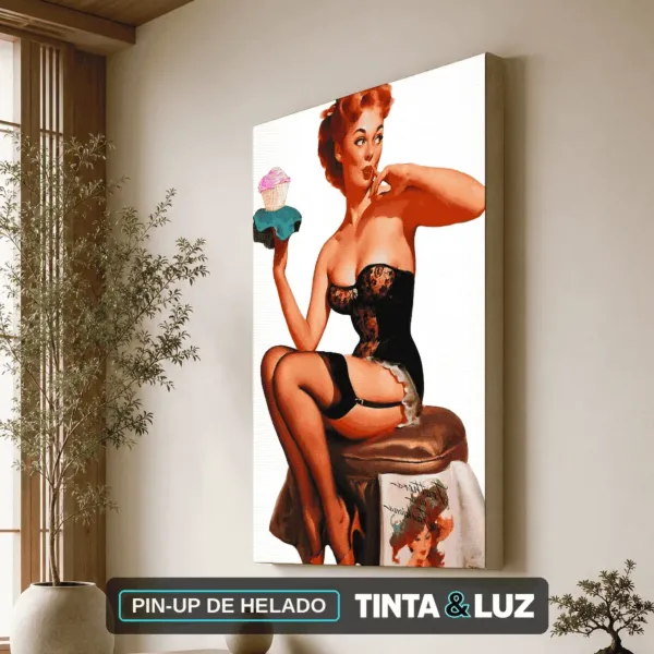 PIN-UP DE HELADO