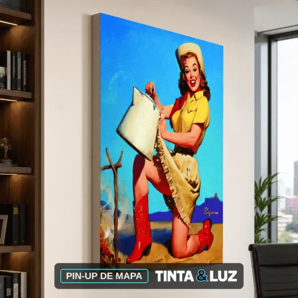 PIN-UP DE MAPA
